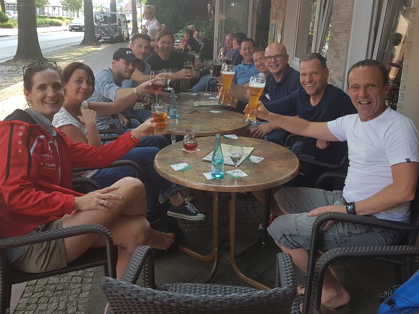 Borrel met de groep